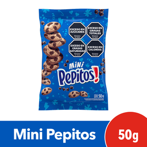 Galletitas Mini Pepitos con chips de chocolate 50g