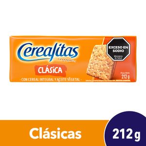 Galletitas Crackers Cerealitas Clásicas 212g