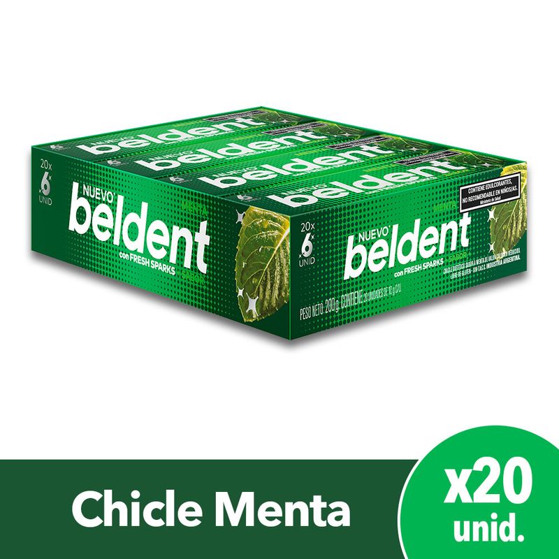 CHIC BELDENT MENTA x 20