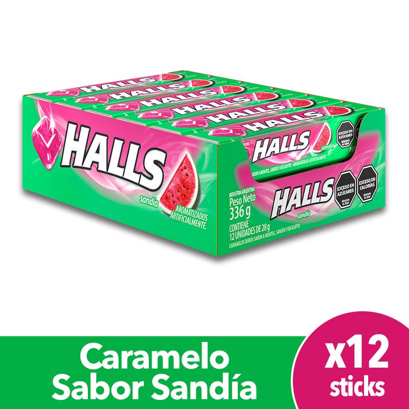Caramelos-Halls-Sandia-28g