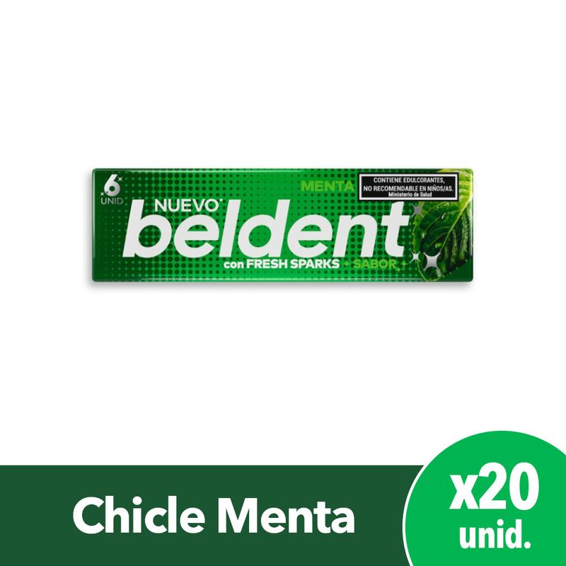 Chicles-Beldent-Menta-20g