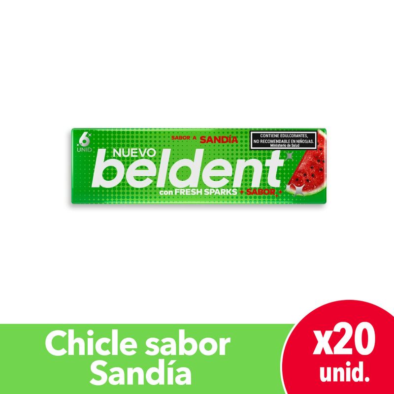 Chicles-Beldent-Sandia-20g