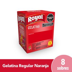 Gelatina Royal Naranja Regular 22g