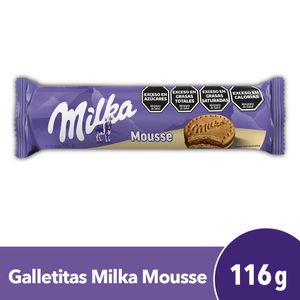 Galletitas Milka Mousse Vainilla rellenas 116g