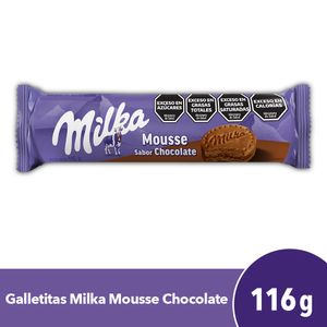 Galletitas Milka Mousse Chocolate rellenas 116g