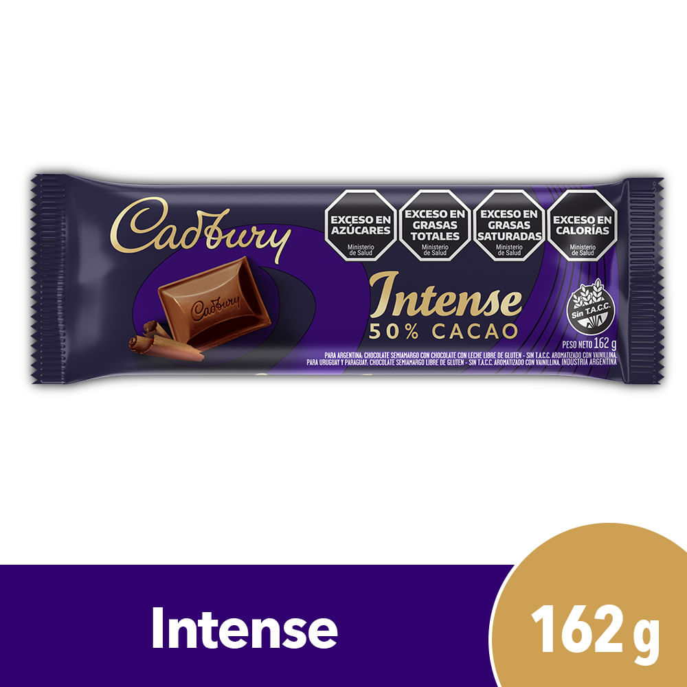 Chocolate Cadbury Intense 162g Mi Tienda Mondelez