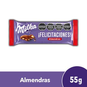 Chocolate con Almendras Milka 55g