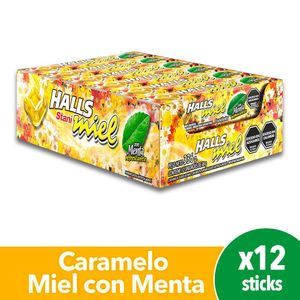 Caramelos Halls Stani Menta y Miel 28g