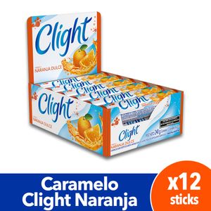 Caramelos Sin Azúcar Clight Naranja 20g
