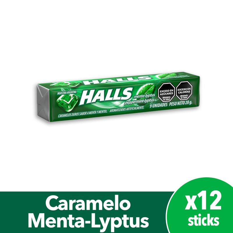 Caramelos-Halls-Menta-Lyptus-28g