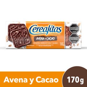 Galletitas Cerealitas Avena Cacao 170g