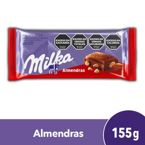 Chocolate con Almendras Milka 155g