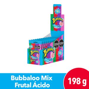 Gomitas Bubbaloo Mix Frutal Acido 16,5g