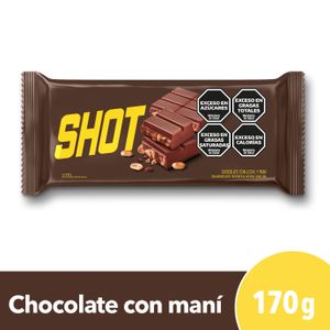 Chocolate con maní Shot 170g