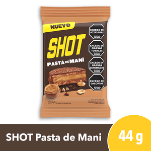 Alfajor Shot con pasta de maní 44g